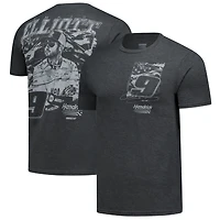 Men's Classic Ink Heather Gray Chase Elliott Lifestyle Tri-Blend T-Shirt