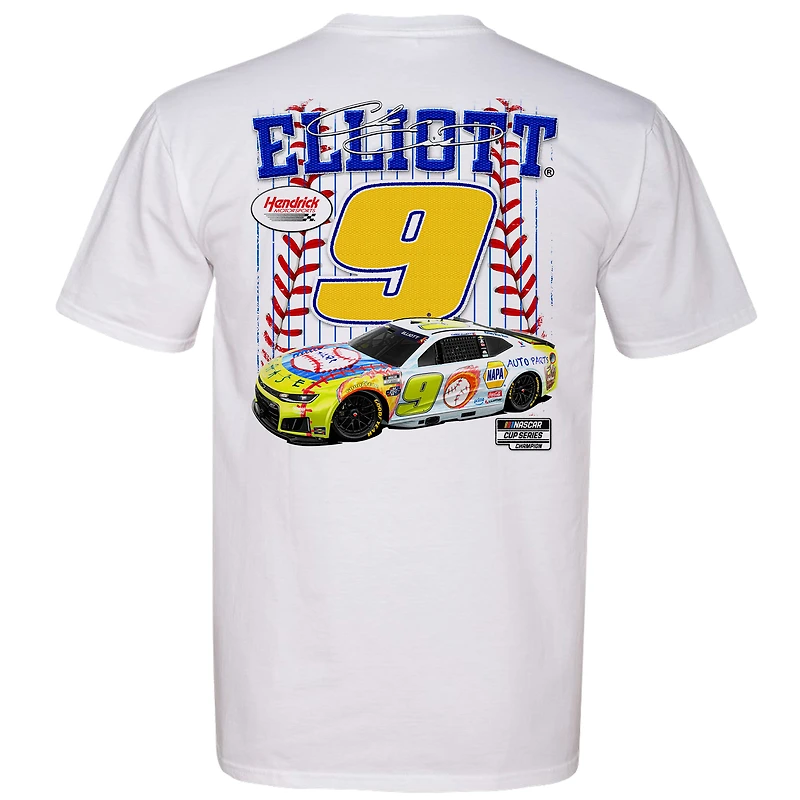 Men's Classic Ink  White Chase Elliott NAPA/Children's Healthcare of Atlanta T-Shirt