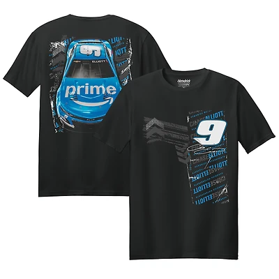 Men's Hendrick Motorsports Team Collection Black Chase Elliott Amazon Prime Car T-Shirt