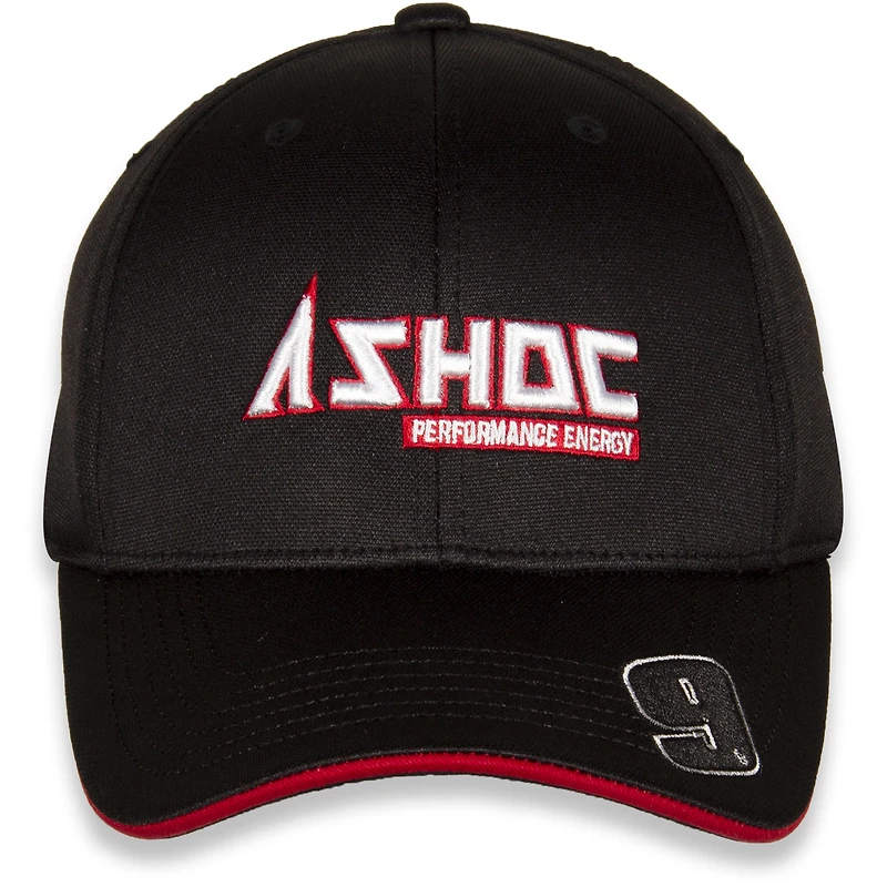 Men's Hendrick Motorsports Team Collection Black Chase Elliott ASHOC Performance Adjustable Hat