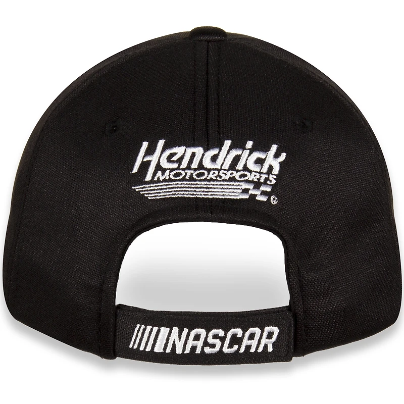 Casquette réglable pour homme Hendrick Motorsports Team Collection noire Chase Elliott