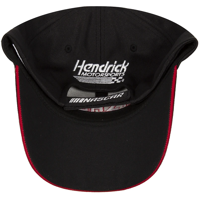 Casquette réglable pour homme Hendrick Motorsports Team Collection noire Chase Elliott