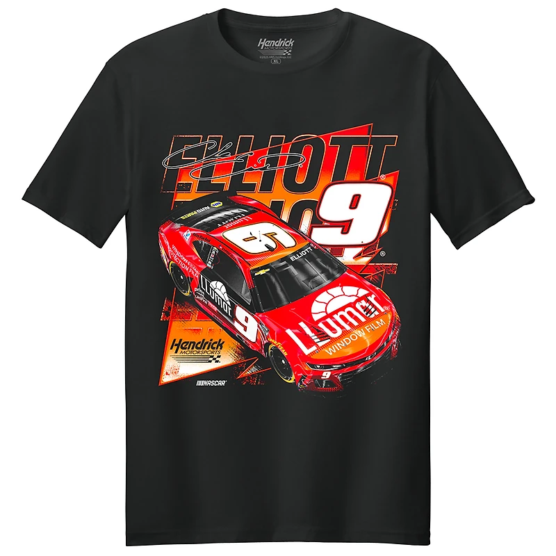 Men's Hendrick Motorsports Team Collection  Black Chase Elliott Llumar T-Shirt