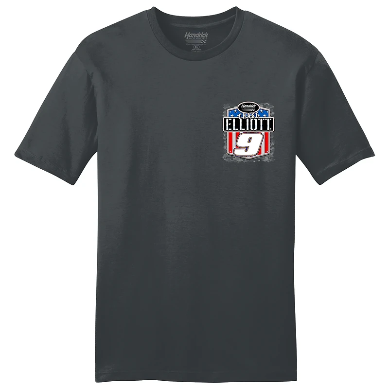 T-shirt pour homme de la collection Hendrick Motorsports Team, Chase Elliott NAPA, anthracite