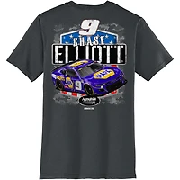 T-shirt pour homme de la collection Hendrick Motorsports Team, Chase Elliott NAPA, anthracite