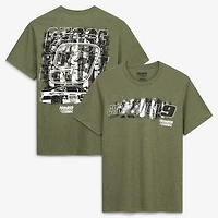 Men's Hendrick Motorsports Team Collection  Hunter Green Chase Elliott #9 NAPA Military Tri-Blend T-Shirt
