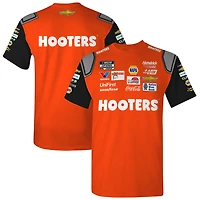 Men's Hendrick Motorsports Team Collection  Orange/Black Chase Elliott Hooters Uniform T-Shirt