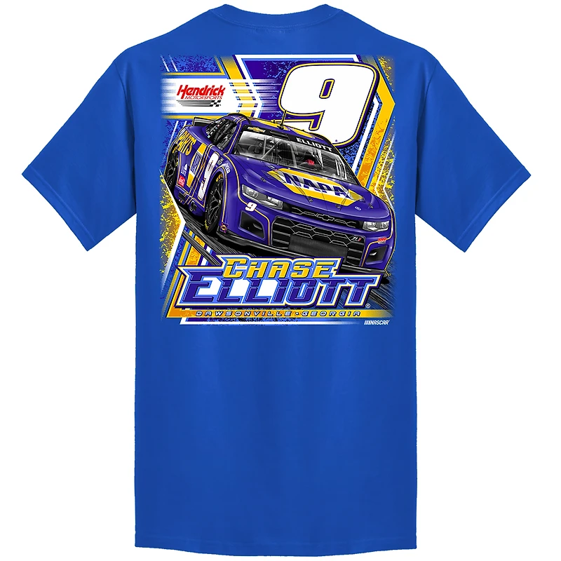 T-shirt pour homme de la collection Hendrick Motorsports Team Royal Chase Elliott NAPA Chevrolet ZL1