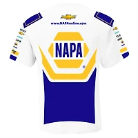 Men's Hendrick Motorsports Team Collection  White/Blue Chase Elliott NAPA Uniform T-Shirt