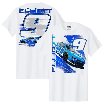 T-shirt pour homme de la collection Hendrick Motorsports Team, Chase Elliott, voiture Amazon blanche