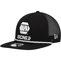 Men's New Era Black Chase Elliott Golfer Trucker Snapback Hat