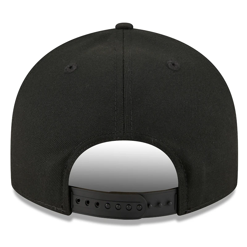 Men's New Era Black Chase Elliott Patriotic Eagle & Flag A-Frame 9FIFTY Snapback Hat
