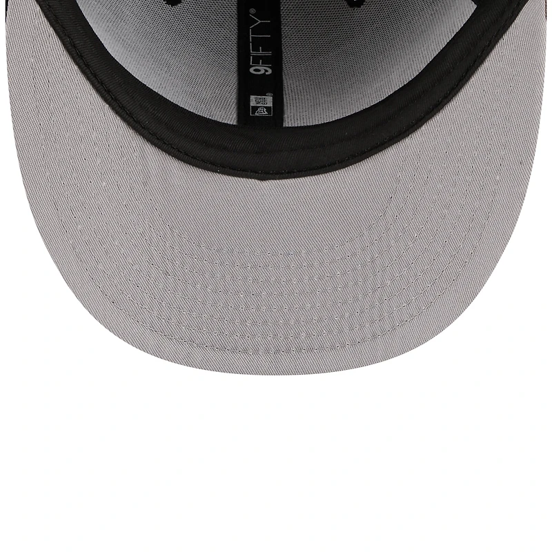 Casquette snapback New Era Chase Elliott noire pour homme, motif aigle et drapeau patriotiques, style A-Frame 9FIFTY