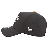 Casquette ajustable New Era Chase Elliott noire pour homme, modèle 9FORTY, à coutures en chaîne inversées.