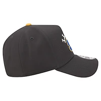 Men's New Era  Black Chase Elliott Upside-Down Chain Stitch A-Frame 9FORTY Adjustable Hat