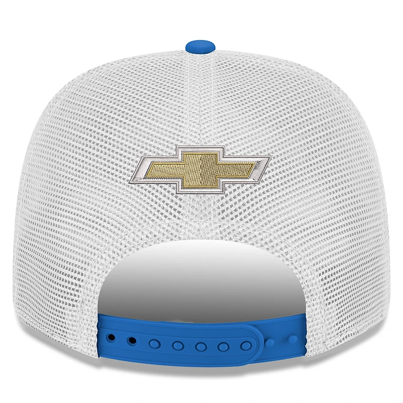 Men's New Era Blue/White Chase Elliott Amazon Prime 9SEVENTY Adjustable Hat