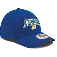 Casquette ajustable 9FORTY Chase Elliott bleue New Era pour homme, séries éliminatoires NASCAR Cup Series 2025