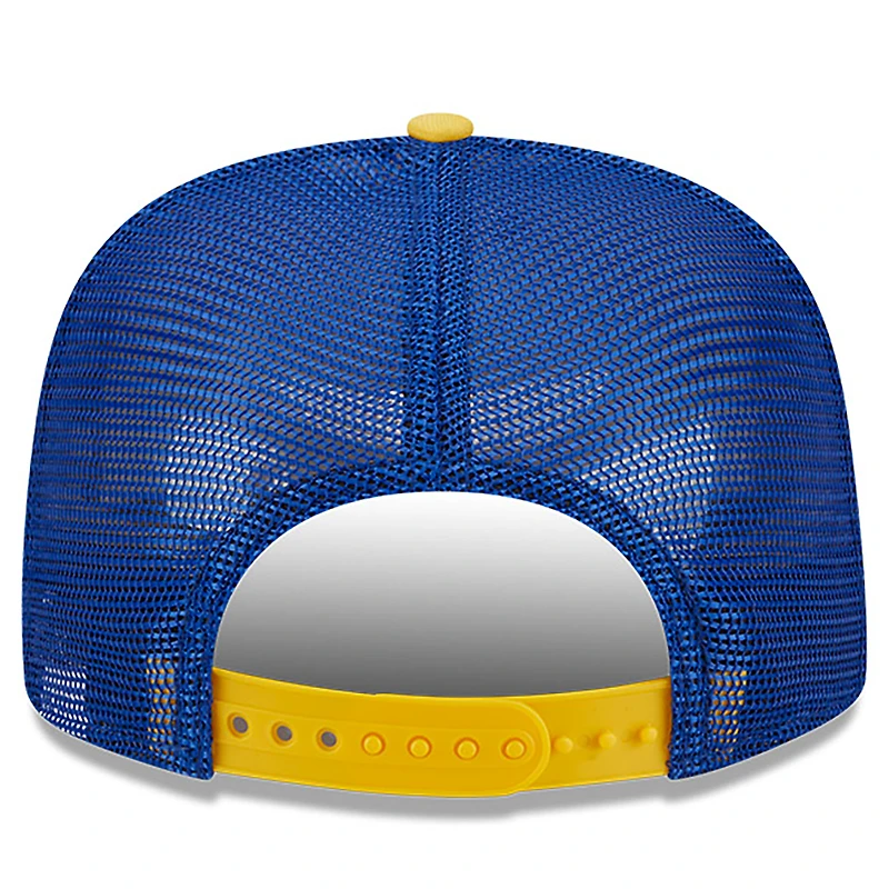 Men's New Era Blue Chase Elliott  9FIFTY A-Frame Retro Script Snapback Hat
