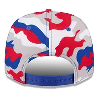 Men's New Era White Chase Elliott Patriotic Camo 9SEVENTY Stretch-Snap Hat