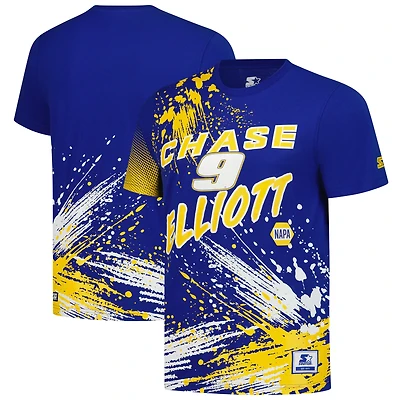 Men's Starter Royal Chase Elliott Touchdown Extreme T-Shirt