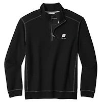 Pull Tommy Bahama Chase Elliott Montego Bay noir à demi-zip pour homme