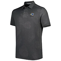 Polo Tommy Bahama Charcoal Chase Elliott Palm Coast Delray Frond IslandZone pour homme