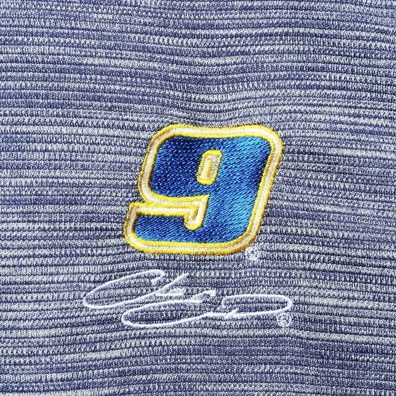 Men's Tommy Bahama Navy Chase Elliott Play Action Raglan Half-Zip Jacket