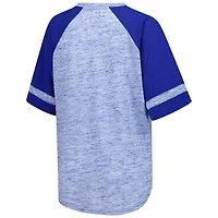 Women's G-III 4Her by Carl Banks  Heather Royal Chase Elliott Hall of Fame Oversized Raglan V-Neck T-Shirt