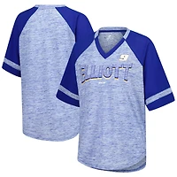 Women's G-III 4Her by Carl Banks  Heather Royal Chase Elliott Hall of Fame Oversized Raglan V-Neck T-Shirt