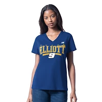 Women's G-III 4Her by Carl Banks Royal Chase Elliott Cheer Dance V-Neck T-Shirt