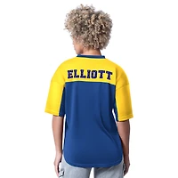 T-shirt femme G-III 4Her par Carl Banks Royal Chase Elliott Key Plan II à col en V et strass