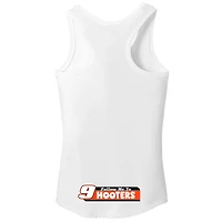 Women's Hendrick Motorsports Team Collection White Chase Elliott Hooters Racer Back Tank Top