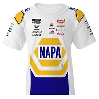 Youth Hendrick Motorsports Team Collection  White Chase Elliott NAPA Uniform T-Shirt