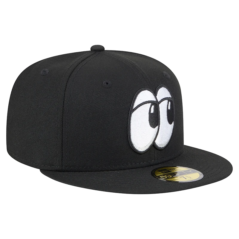 Casquette ajustée 59FIFTY pour homme de la collection Authentic Chattanooga Lookouts New Era noire
