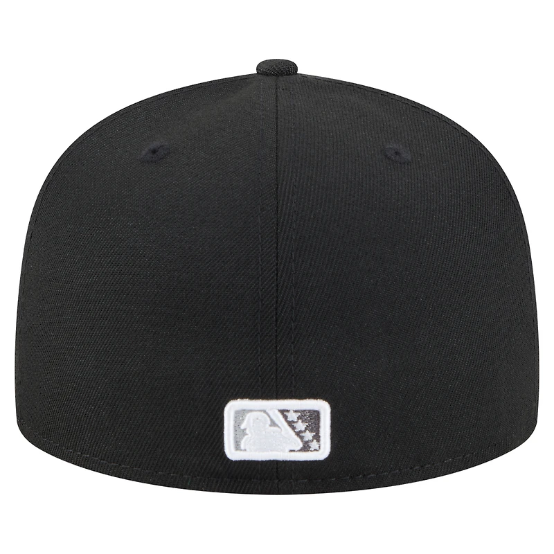 Casquette ajustée 59FIFTY pour homme de la collection Authentic Chattanooga Lookouts New Era noire