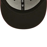 Casquette ajustée 59FIFTY Road Collection authentique Chattanooga Lookouts New Era pour homme, noire