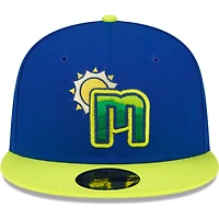 Men's New Era Blue Chattanooga Lookouts Copa De La Diversion 59FIFTY Fitted Hat