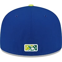 Men's New Era Blue Chattanooga Lookouts Copa De La Diversion 59FIFTY Fitted Hat