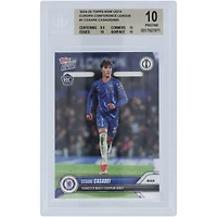 Cesare Casadei Chelsea 2024-25 Topps Now European Debut 03.10.24 #1 BGS Authenticated 10 Rookie Card - 9.5,10,10,10 Subgrades