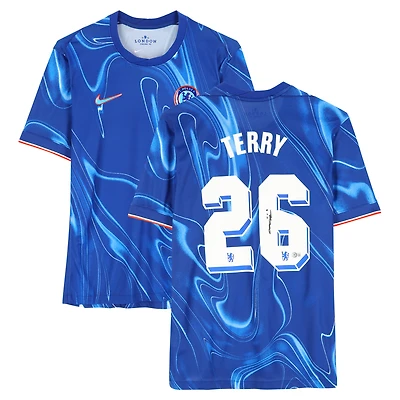 John Terry Chelsea Autographed 2024-25 Blue Home Nike Jersey - BAS