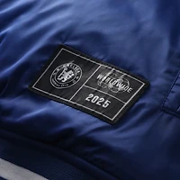 Men's Fanatics  Royal Chelsea Collegiate Sateen Full-Snap Jacket