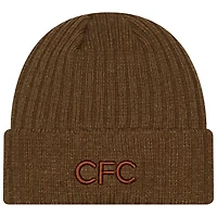 Men's New Era Brown Chelsea Retro Cuffed Knit Hat