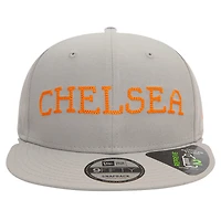 Men's New Era Gray Chelsea Repreve Chainstitch 9FIFTY Snapback Hat