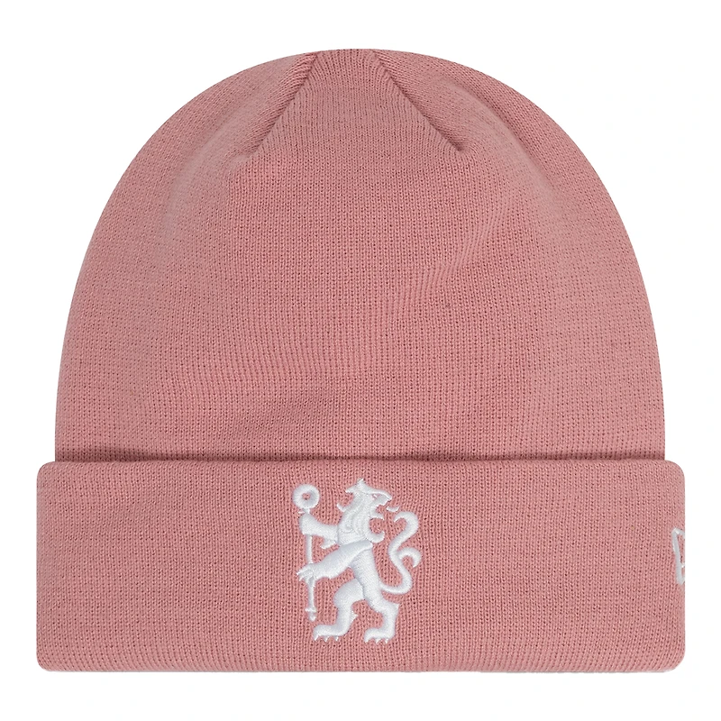 Men's New Era Pink Chelsea Seasonal Cuffed Knit Hat