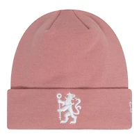 Men's New Era Pink Chelsea Seasonal Cuffed Knit Hat