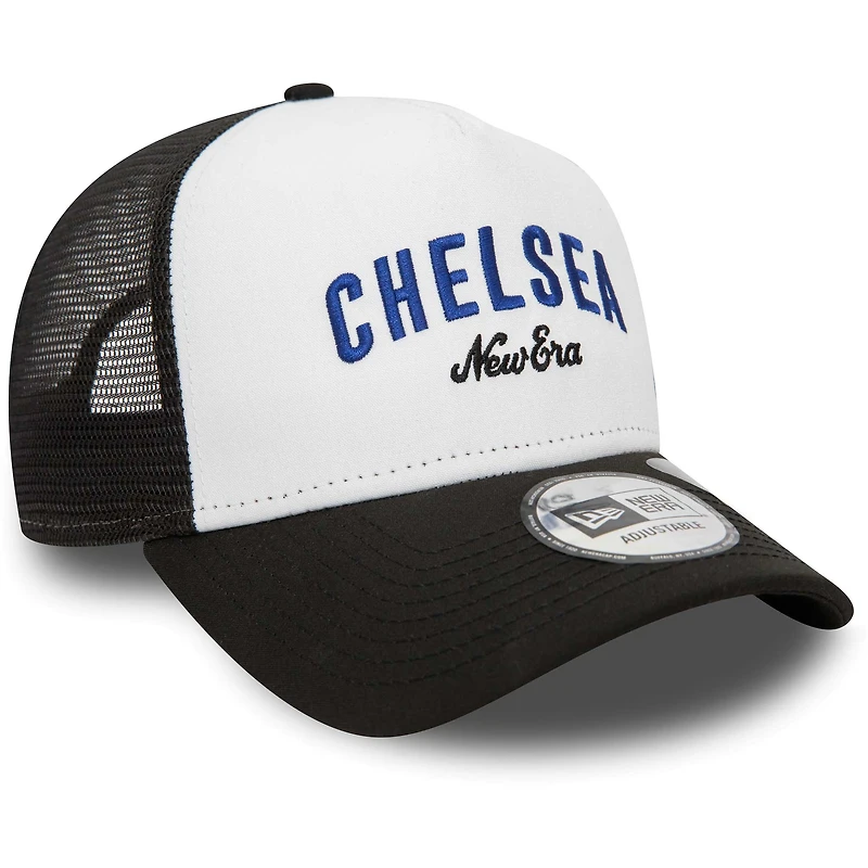 Casquette de camionneur réglable Chelsea Repreve E-Frame New Era blanche pour hommes