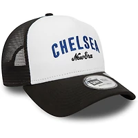 Casquette de camionneur réglable Chelsea Repreve E-Frame New Era blanche pour hommes