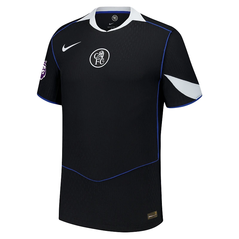 Men's Nike  Black Chelsea 2025/26 Third Authentic Jersey with Patch