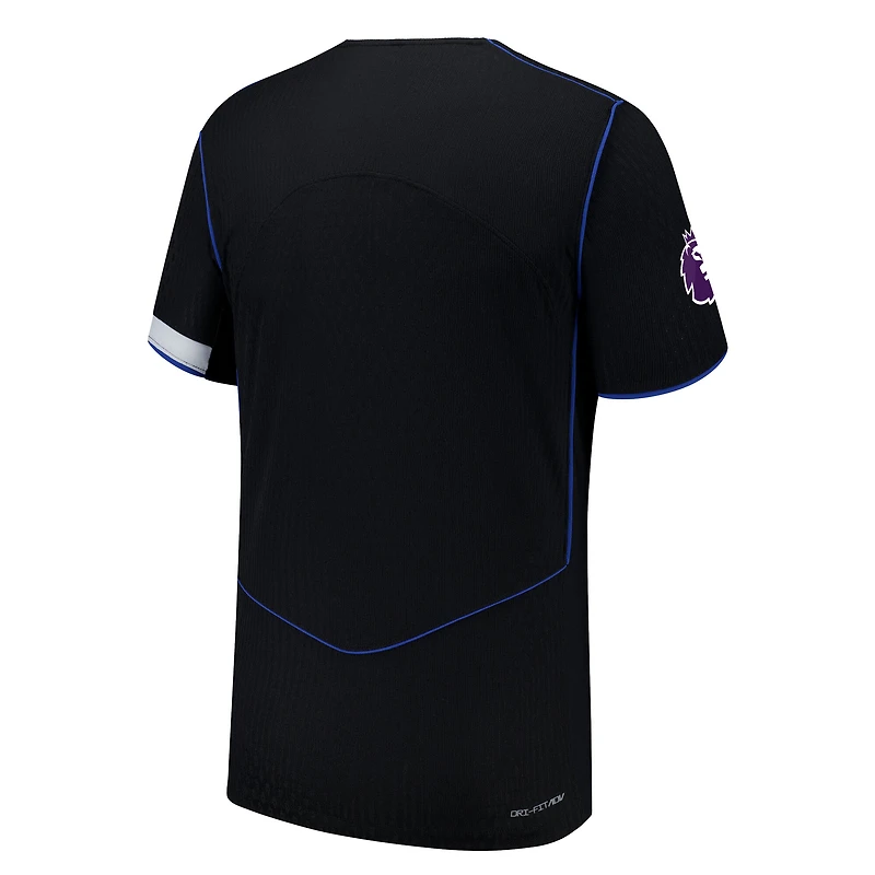 Men's Nike  Black Chelsea 2025/26 Third Authentic Jersey with Patch