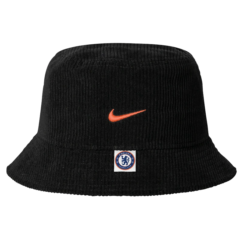 Chapeau bob en velours côtelé Nike Chelsea noir pour homme